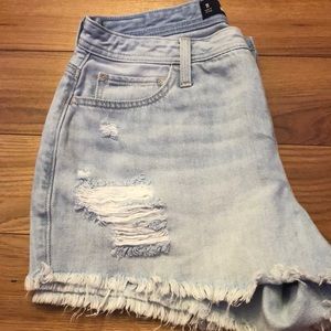 hollister jean shorts